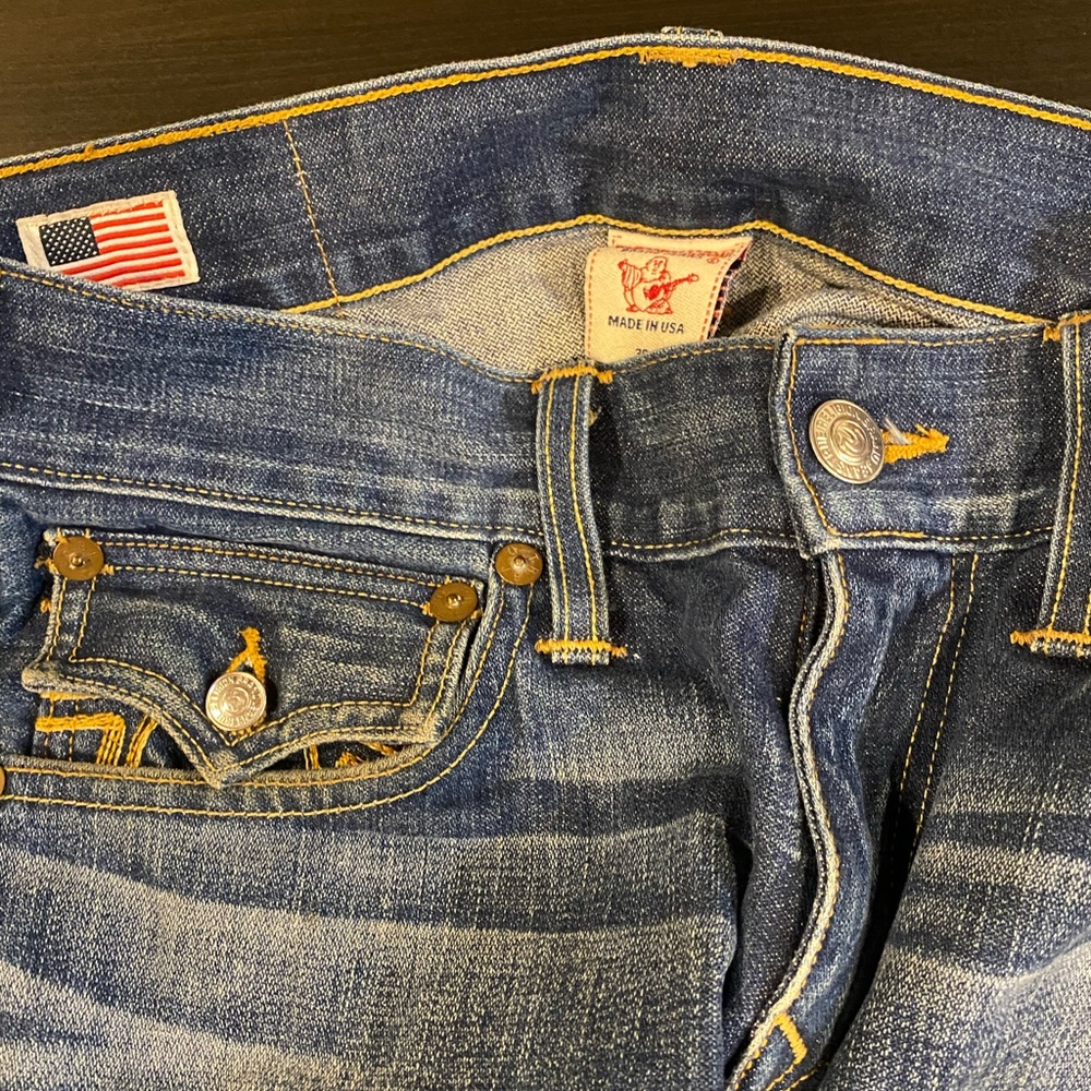 True Religion Mens Jeans Ricky - Picture 3 of 5